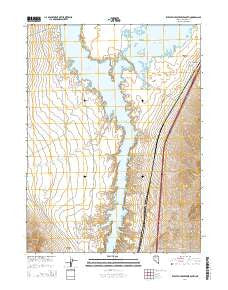 Rye Patch Reservoir South Nevada Current topographic map, 1:24000 scale, 7.5 X 7.5 Minute, Year 2014