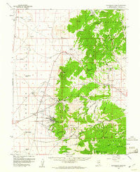 Sacramento Pass Nevada Historical topographic map, 1:62500 scale, 15 X 15 Minute, Year 1959