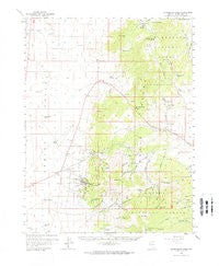 Sacramento Pass Nevada Historical topographic map, 1:62500 scale, 15 X 15 Minute, Year 1959