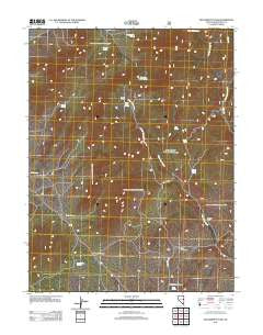 Sacramento Pass Nevada Historical topographic map, 1:24000 scale, 7.5 X 7.5 Minute, Year 2012