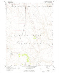 Sage Hen Hills Nevada Historical topographic map, 1:24000 scale, 7.5 X 7.5 Minute, Year 1966
