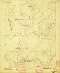 Saint Thomas Nevada Historical topographic map, 1:250000 scale, 1 X 1 Degree, Year 1886