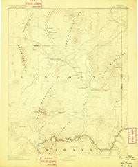 Saint Thomas Nevada Historical topographic map, 1:250000 scale, 1 X 1 Degree, Year 1893