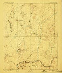Saint Thomas Nevada Historical topographic map, 1:250000 scale, 1 X 1 Degree, Year 1886