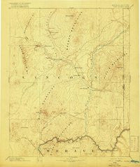 Saint Thomas Nevada Historical topographic map, 1:250000 scale, 1 X 1 Degree, Year 1886