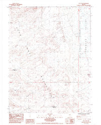 Salt Cave Nevada Historical topographic map, 1:24000 scale, 7.5 X 7.5 Minute, Year 1985