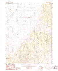 Salt Marsh Canyon Nevada Historical topographic map, 1:24000 scale, 7.5 X 7.5 Minute, Year 1986