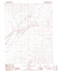 San Antonio Ranch Nevada Historical topographic map, 1:24000 scale, 7.5 X 7.5 Minute, Year 1987