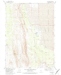 Sand Pass Nevada Historical topographic map, 1:24000 scale, 7.5 X 7.5 Minute, Year 1980