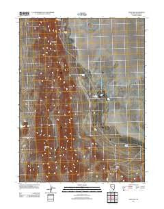 Sand Pass Nevada Historical topographic map, 1:24000 scale, 7.5 X 7.5 Minute, Year 2011