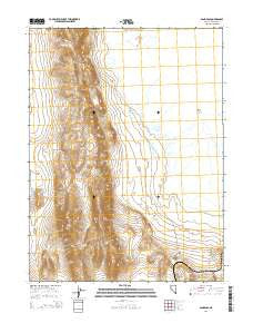 Sand Pass Nevada Current topographic map, 1:24000 scale, 7.5 X 7.5 Minute, Year 2014