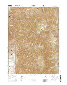 Santa Rosa Peak Nevada Current topographic map, 1:24000 scale, 7.5 X 7.5 Minute, Year 2015