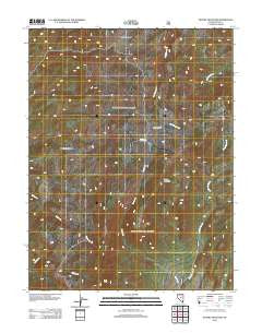 Savory Mountain Nevada Historical topographic map, 1:24000 scale, 7.5 X 7.5 Minute, Year 2012