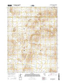 Sawtooth Knob Nevada Current topographic map, 1:24000 scale, 7.5 X 7.5 Minute, Year 2014