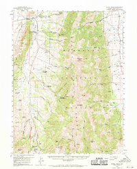 Schell Peaks Nevada Historical topographic map, 1:62500 scale, 15 X 15 Minute, Year 1959