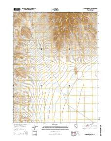 Schoolhouse Butte Nevada Current topographic map, 1:24000 scale, 7.5 X 7.5 Minute, Year 2015