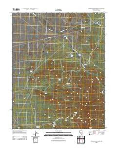 Schoolmarm Basin Nevada Historical topographic map, 1:24000 scale, 7.5 X 7.5 Minute, Year 2012