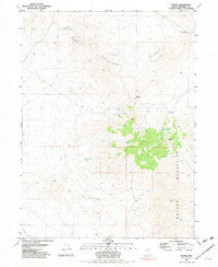 Scossa Nevada Historical topographic map, 1:24000 scale, 7.5 X 7.5 Minute, Year 1981