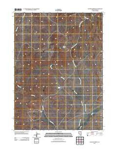 Scraper Springs Nevada Historical topographic map, 1:24000 scale, 7.5 X 7.5 Minute, Year 2012