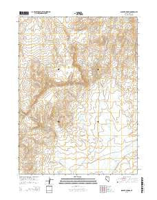 Scraper Springs Nevada Current topographic map, 1:24000 scale, 7.5 X 7.5 Minute, Year 2015