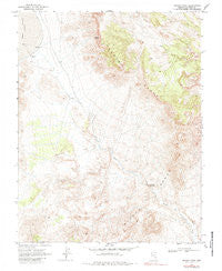 Seaman Wash Nevada Historical topographic map, 1:24000 scale, 7.5 X 7.5 Minute, Year 1970