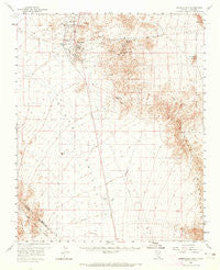 Searchlight Nevada Historical topographic map, 1:62500 scale, 15 X 15 Minute, Year 1959