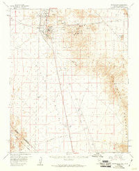 Searchlight Nevada Historical topographic map, 1:62500 scale, 15 X 15 Minute, Year 1959