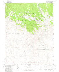 Secret Basin Nevada Historical topographic map, 1:24000 scale, 7.5 X 7.5 Minute, Year 1980