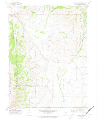 Secret Valley Nevada Historical topographic map, 1:24000 scale, 7.5 X 7.5 Minute, Year 1969