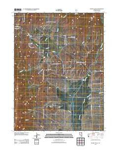 Secret Valley Nevada Historical topographic map, 1:24000 scale, 7.5 X 7.5 Minute, Year 2012