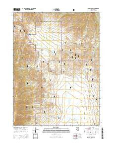 Secret Valley Nevada Current topographic map, 1:24000 scale, 7.5 X 7.5 Minute, Year 2014