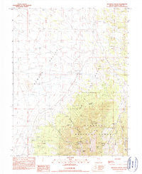 Seligman Canyon Nevada Historical topographic map, 1:24000 scale, 7.5 X 7.5 Minute, Year 1990