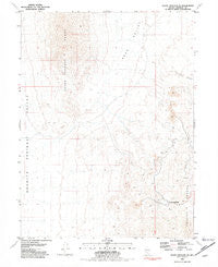 Seven Troughs SE Nevada Historical topographic map, 1:24000 scale, 7.5 X 7.5 Minute, Year 1981
