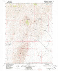 Seven Troughs Nevada Historical topographic map, 1:24000 scale, 7.5 X 7.5 Minute, Year 1981