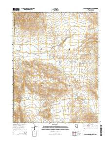 Seven Lakes Mountain Nevada Current topographic map, 1:24000 scale, 7.5 X 7.5 Minute, Year 2014