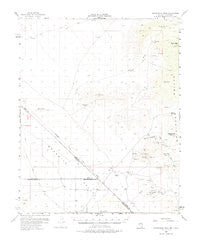 Shenandoah Peak Nevada Historical topographic map, 1:62500 scale, 15 X 15 Minute, Year 1956