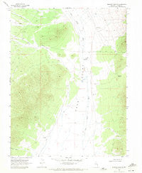 Shingle Pass SE Nevada Historical topographic map, 1:24000 scale, 7.5 X 7.5 Minute, Year 1969
