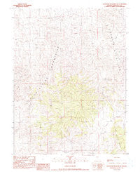 Shoshone Meadows SE Nevada Historical topographic map, 1:24000 scale, 7.5 X 7.5 Minute, Year 1990