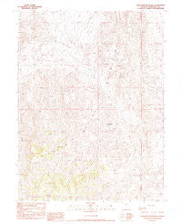 Shoshone Meadows Nevada Historical topographic map, 1:24000 scale, 7.5 X 7.5 Minute, Year 1990