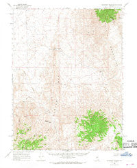 Shoshone Meadows Nevada Historical topographic map, 1:62500 scale, 15 X 15 Minute, Year 1966