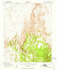 Silent Canyon Nevada Historical topographic map, 1:62500 scale, 15 X 15 Minute, Year 1952