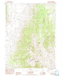 Silo Canyon Nevada Historical topographic map, 1:24000 scale, 7.5 X 7.5 Minute, Year 1984
