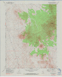 Silver King Mtn. Nevada Historical topographic map, 1:24000 scale, 7.5 X 7.5 Minute, Year 1971