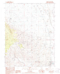 Silver Peak Nevada Historical topographic map, 1:24000 scale, 7.5 X 7.5 Minute, Year 1987