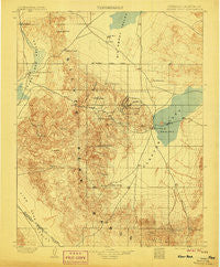Silver Peak Nevada Historical topographic map, 1:125000 scale, 30 X 30 Minute, Year 1900