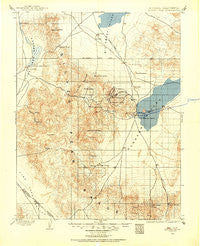 Silver Peak Nevada Historical topographic map, 1:125000 scale, 30 X 30 Minute, Year 1898