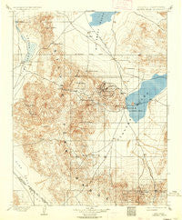 Silver Peak Nevada Historical topographic map, 1:125000 scale, 30 X 30 Minute, Year 1900