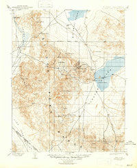 Silver Peak Nevada Historical topographic map, 1:125000 scale, 30 X 30 Minute, Year 1900