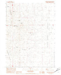 Silver State Draw Nevada Historical topographic map, 1:24000 scale, 7.5 X 7.5 Minute, Year 1982