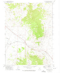 Silver Zone Pass Nevada Historical topographic map, 1:24000 scale, 7.5 X 7.5 Minute, Year 1971